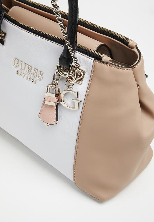 GUESS - Holly status carryall - white & beige 