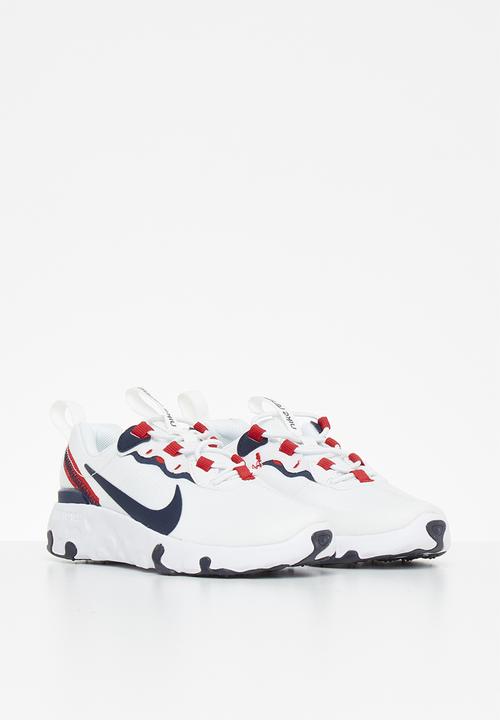 Nike - Boys renew element 55 - summit white/obsidian-university red