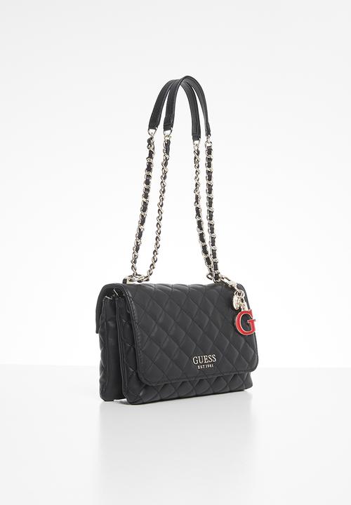 GUESS - Melise convertible xbody flap - black