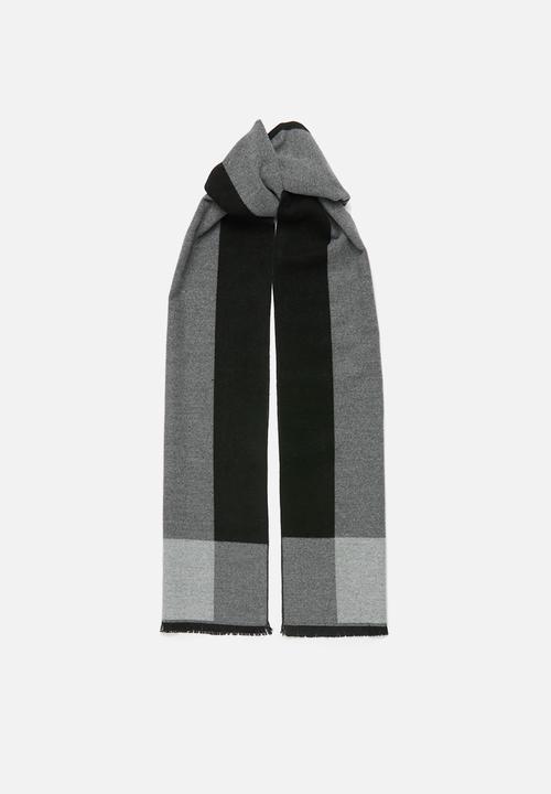 Superbalist - Macon scarf - charcoal & grey
