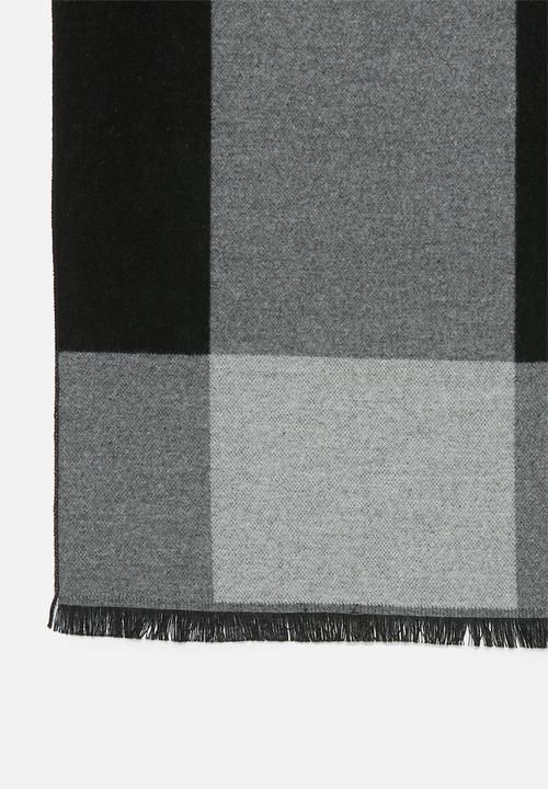 Superbalist - Macon scarf - charcoal & grey