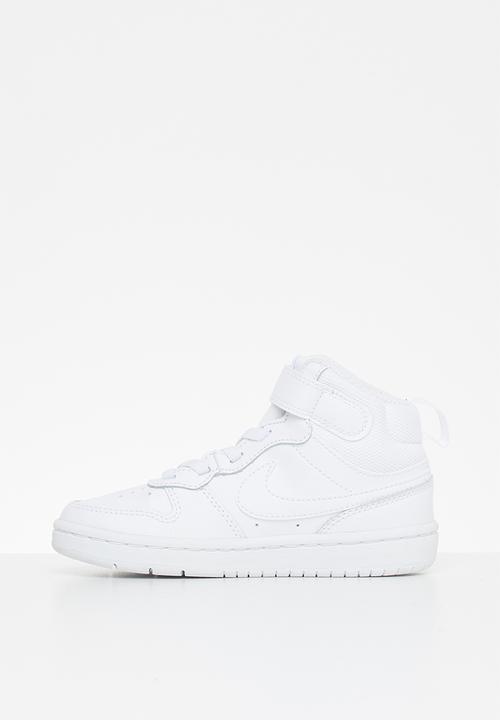Nike - Boys nike court borough mid 2 - white