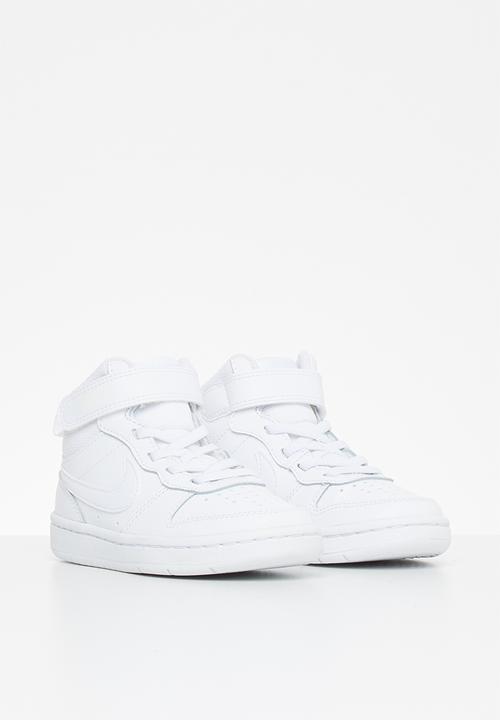 Nike - Boys nike court borough mid 2 - white