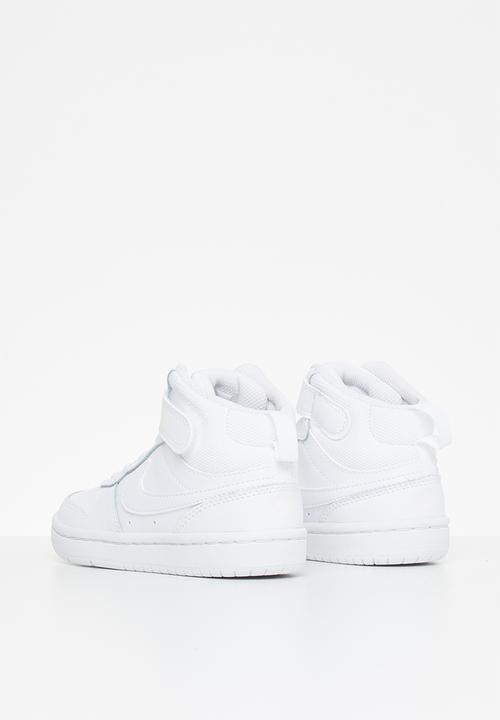 Nike - Boys nike court borough mid 2 - white