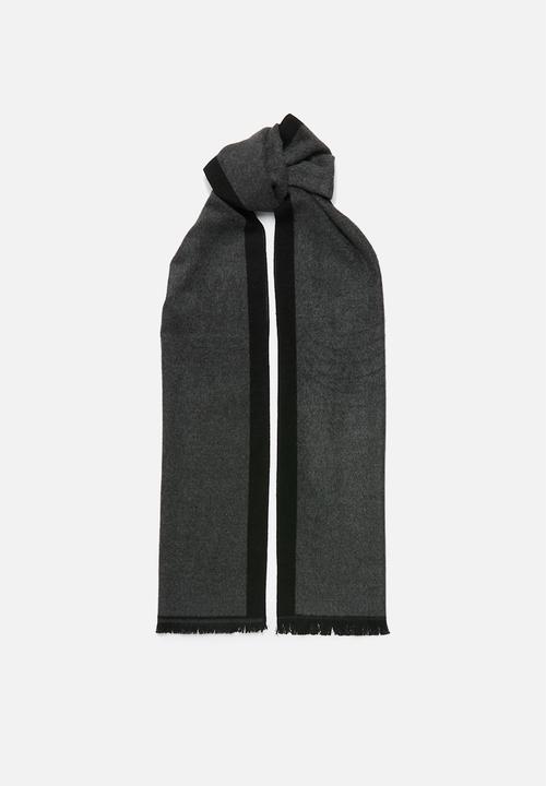 Superbalist - Jeffry scarf - black & grey 