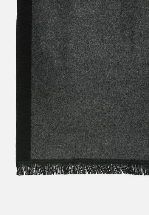 Superbalist - Jeffry scarf - black & grey 