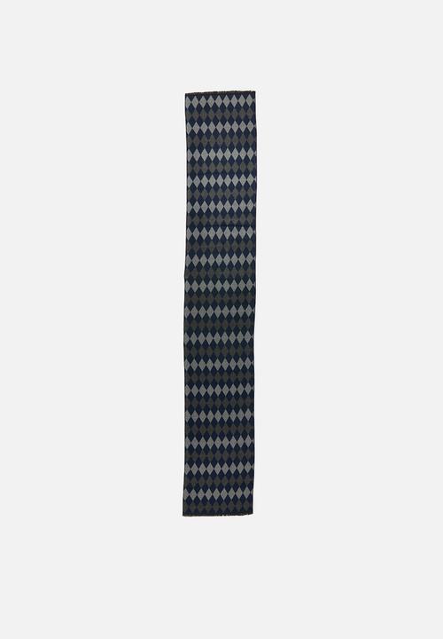 Superbalist - Rey scarf - navy & grey 