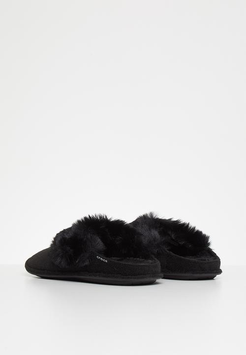 Crocs - Classic luxe slipper - black
