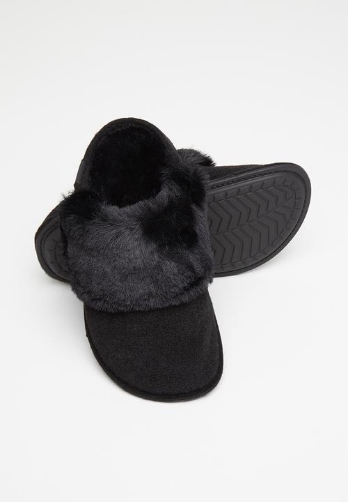 Crocs - Classic luxe slipper - black