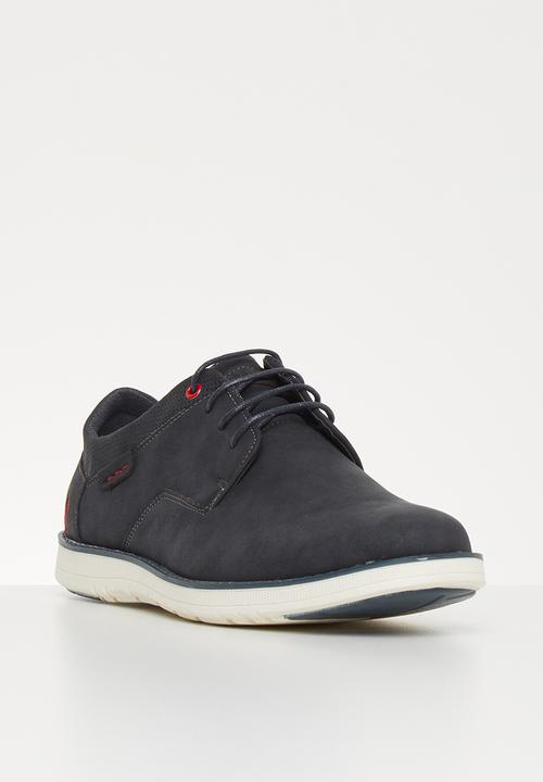 POLO - Joey nubuck lace up - navy