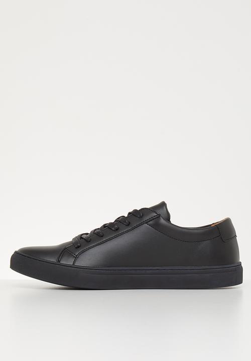 POLO - David plain vamp sneaker - black