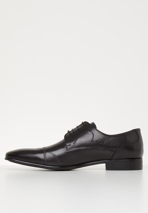 POLO - Danny wingcap lace up formal - black