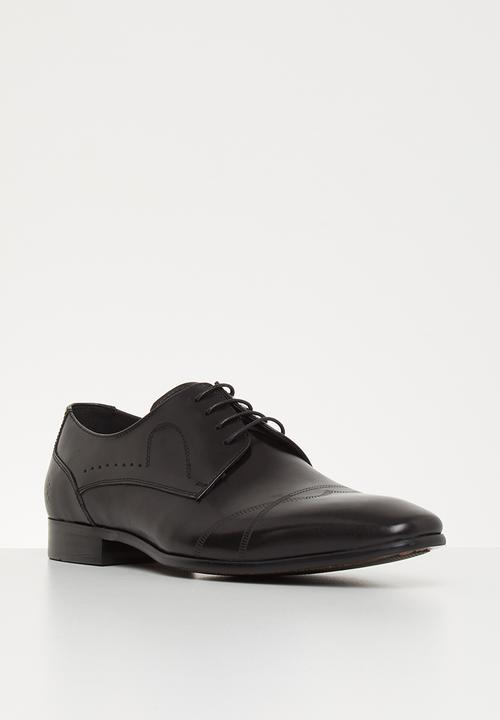 POLO - Danny wingcap lace up formal - black