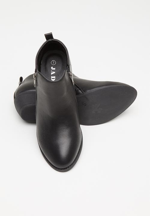 Jada - Side zip bootie - black