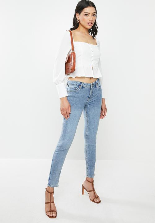 Glamorous - Square neck blouse - white