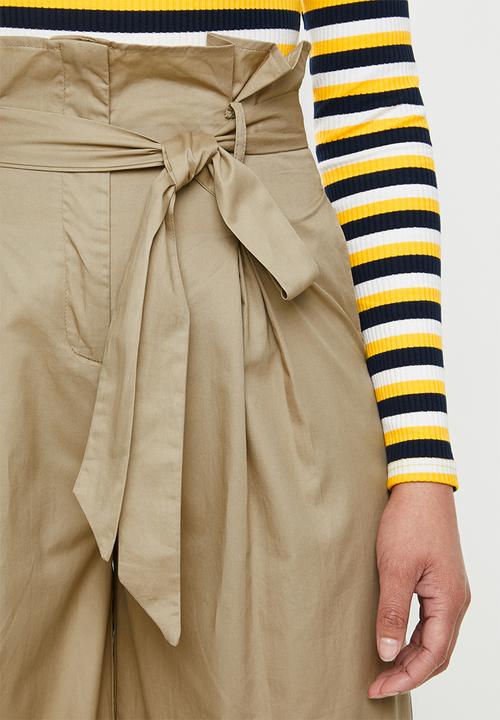 Glamorous - Wide leg trouser - stone