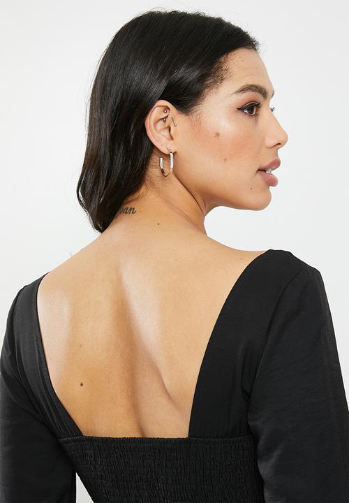 Glamorous - Sweetheart blouse - black
