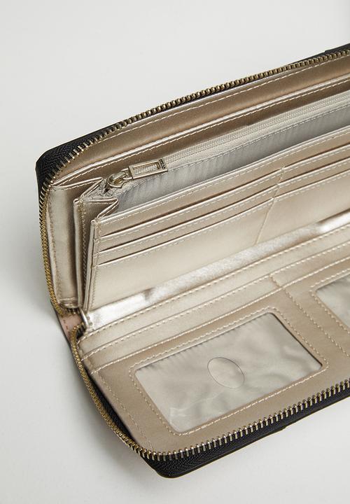 GUESS - Holly slg cheque organizer - white & beige 