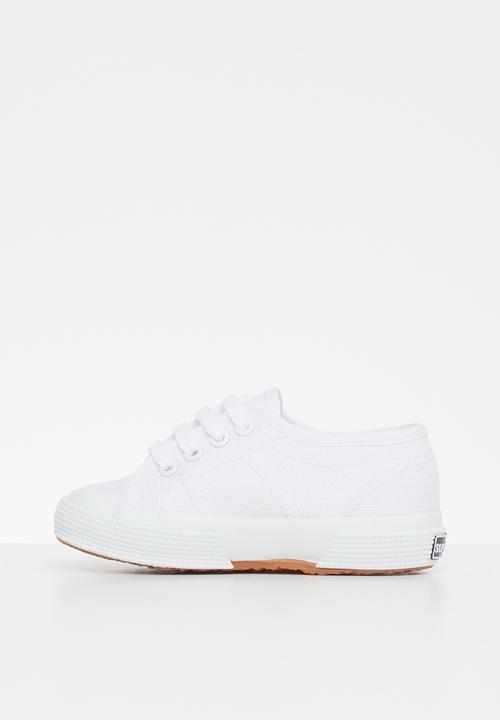 SUPERGA - Canvas lace up - white