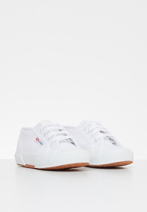 SUPERGA - Canvas lace up - white