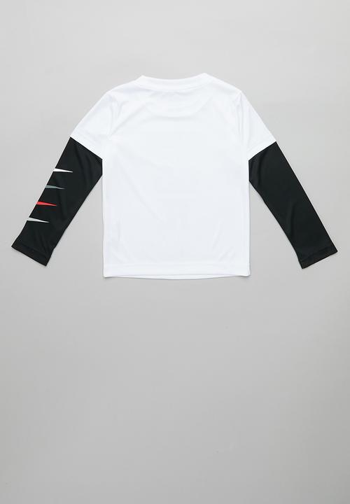 Nike - Nike boys sport performance 2fer top - white