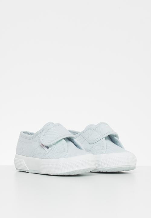 SUPERGA - Classic velcro sneaker - blue