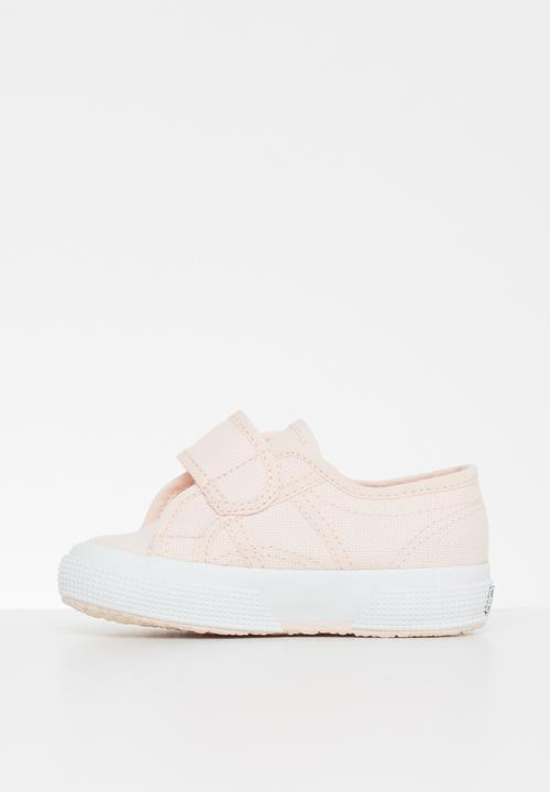 SUPERGA - Classic velcro sneaker - pink