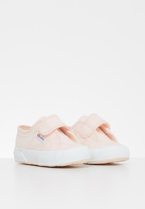 SUPERGA - Classic velcro sneaker - pink