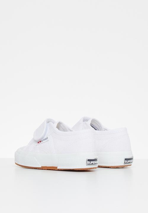 SUPERGA - Classic velcro sneaker - white