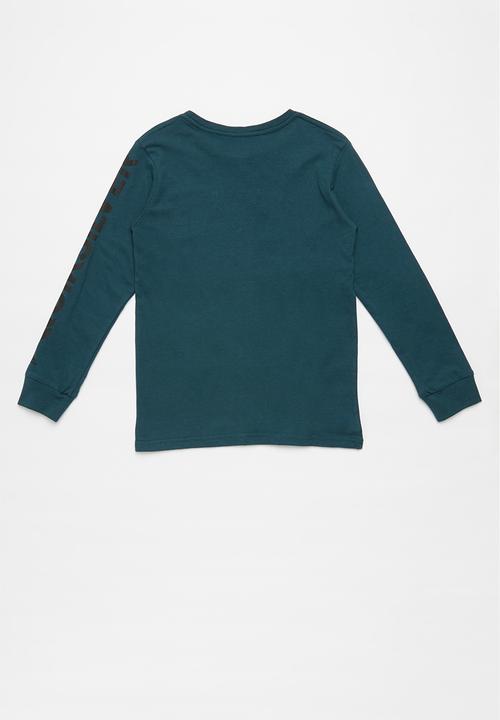 Quiksilver - Comp logo long sleeve - blue