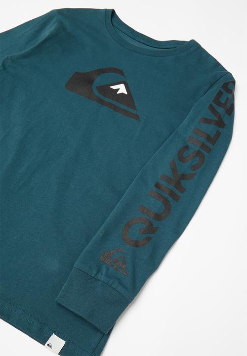 Quiksilver - Comp logo long sleeve - blue