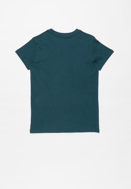 Quiksilver - Words remain short sleeve  - blue