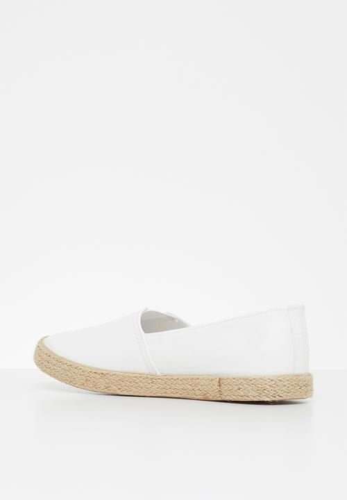 Jada - Espadrille slip-on - white