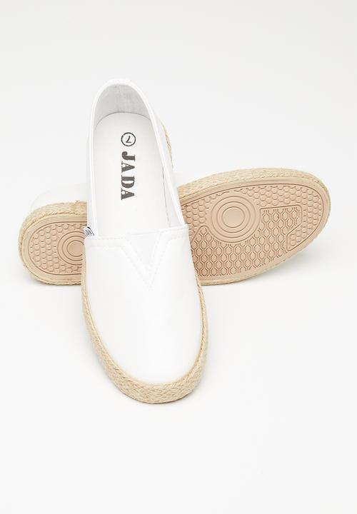 Jada - Espadrille slip-on - white
