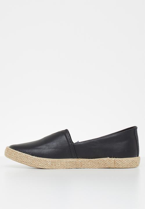 Jada - Espadrille slip-on - black