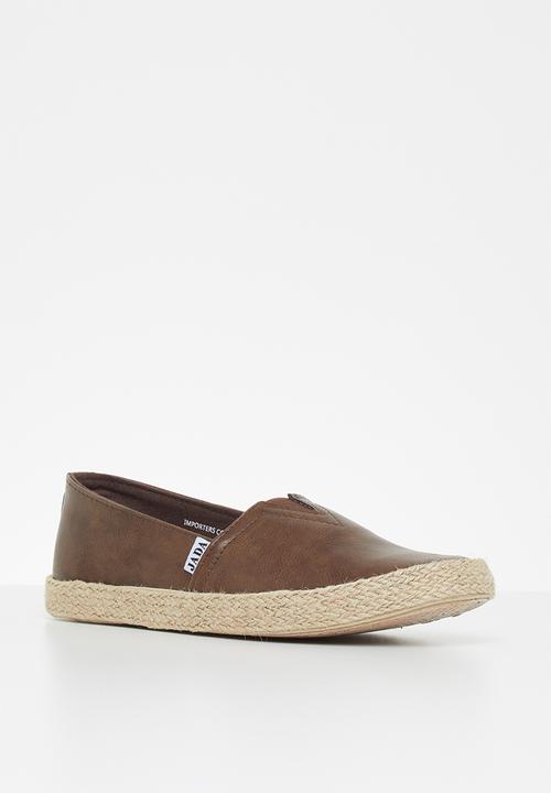 Jada - Espadrille slip-on - dark brown