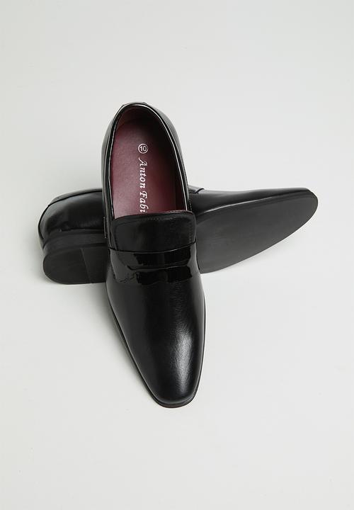Anton Fabi - Theo mens slip on - black