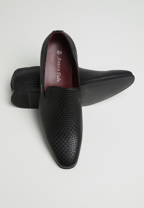 Anton Fabi - Moroni mens slip on - black