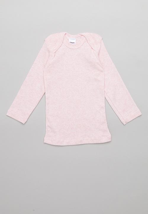 Pop Candy - 2 Pack long sleeve tee - white & pink