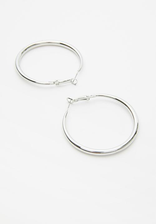 Superbalist - Emma hoop earrings - silver
