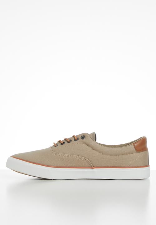 JEEP - Casual canvas sneaker - camel
