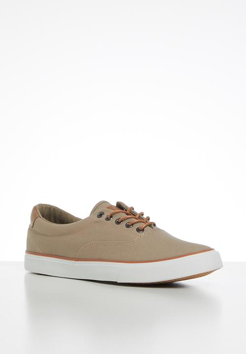 JEEP - Casual canvas sneaker - camel