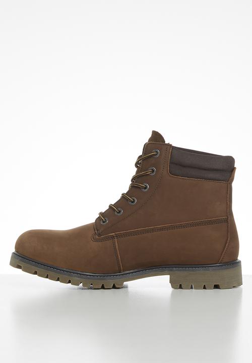 JEEP - Leather ruggered boot - brown