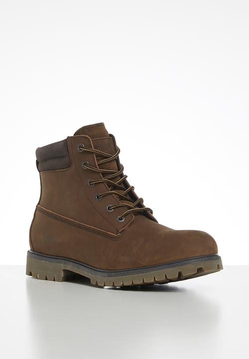 JEEP - Leather ruggered boot - brown