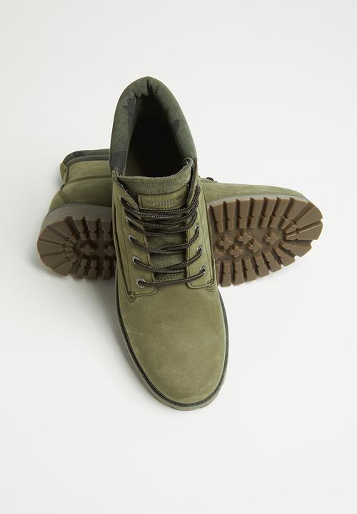 JEEP - Leather ruggered worker  boot - olive