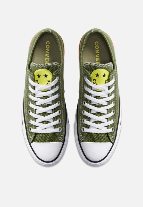 Converse - Chuck Taylor All Star ox - cypress green/zinc yellow/white