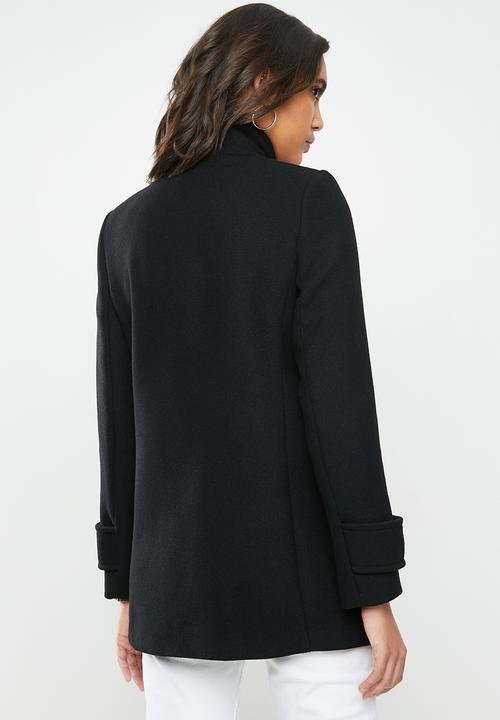 MANGO - Long sleeve coat - black