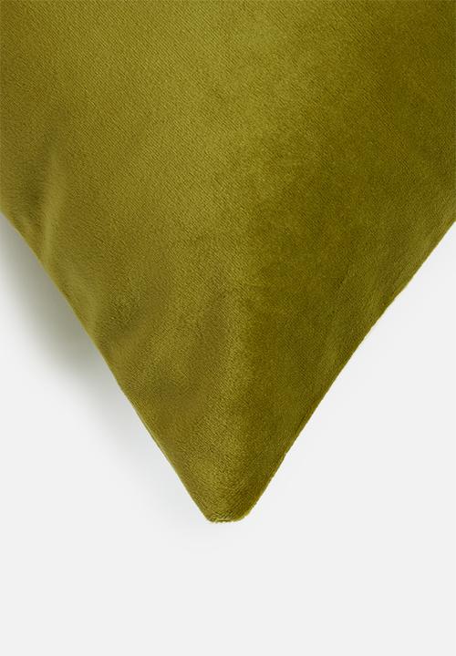 Hertex Haus - Outdoor velvet cushion cover - everglade