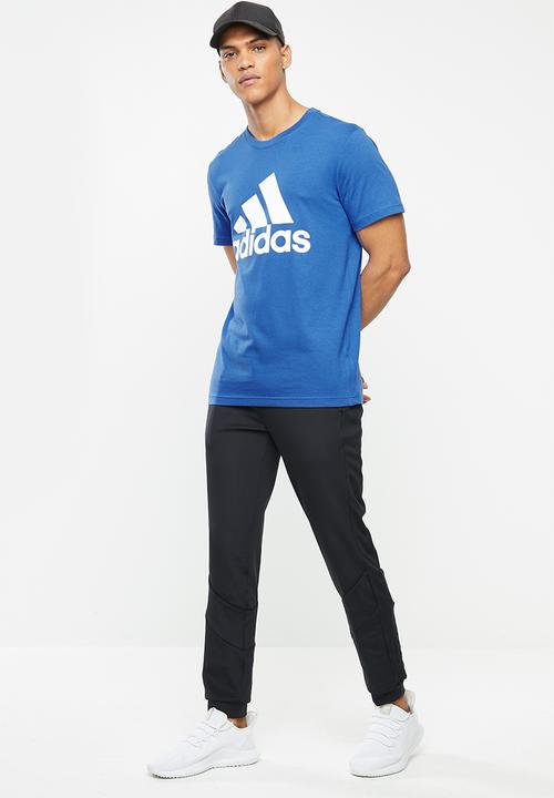 adidas Performance - Bos crew short sleeve tee - blue & white