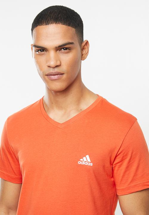 adidas Performance - V-neck tee - orange 